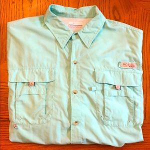 Columbia PFG Long Sleeve Collared Shirt
